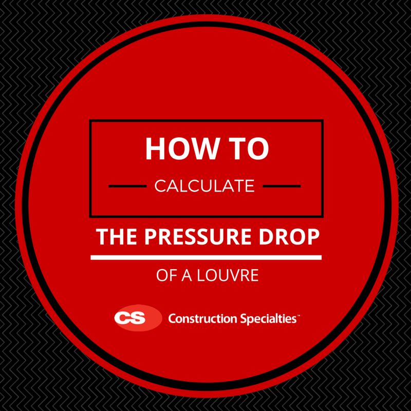 Louver Pressure Drop Chart