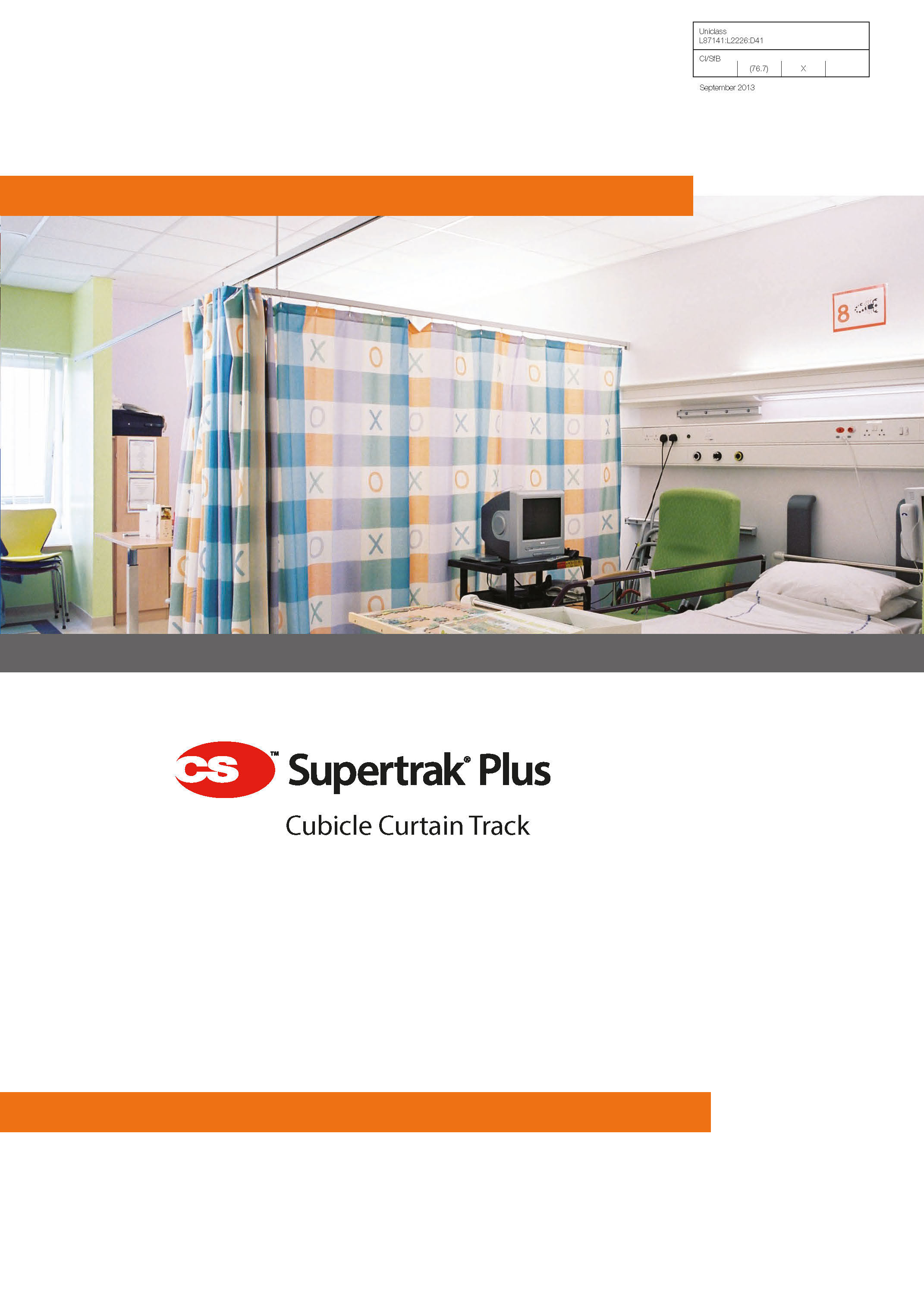 CS Cubicle Curtain Track Brochure Cover