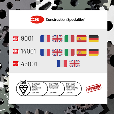 CS is proud to be certified to the standards of the International ...
